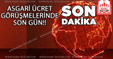 2022 Yılı Asgari Ücret Görüşmeleri